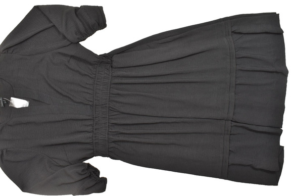 torrid Dresses & Skirts - Torrid Women's Midi Tiered Shirt Dress Black Plus Size 2 2X 18-20 New With Tags